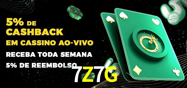 Promoções do cassino ao Vivo 7Z7G